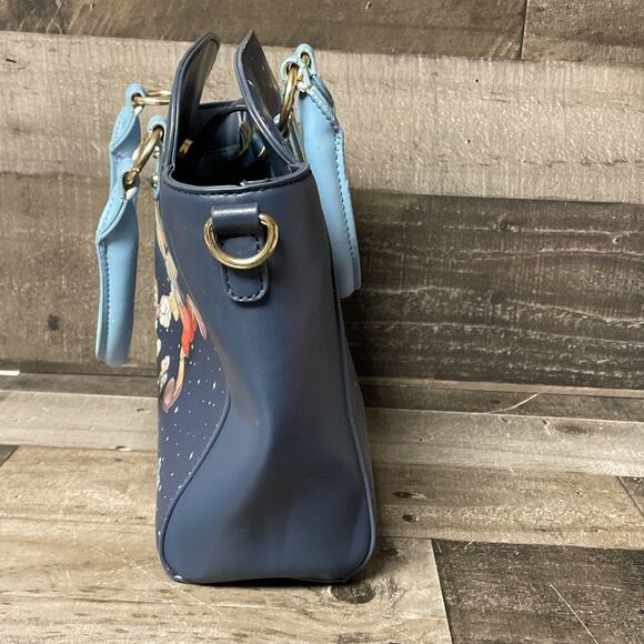 Loungefly Disney Pinocchio Blue Fairy Crossbody Bag No Strap Preowned - Picture 7 of 16